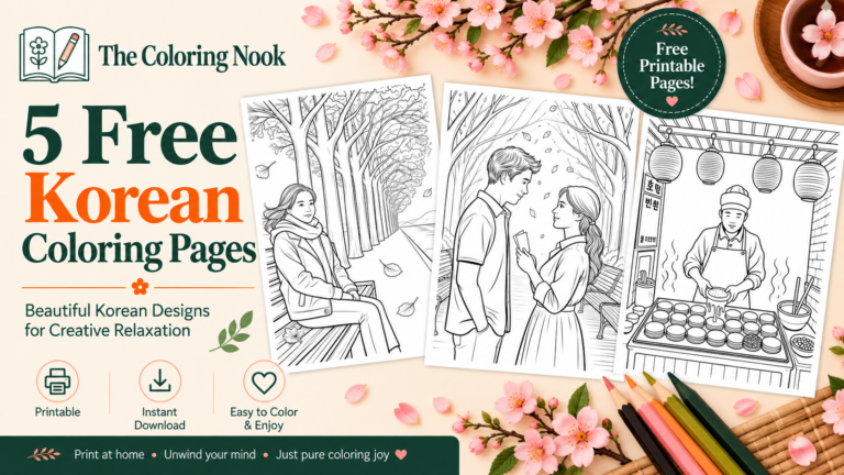 Korean Coloring Pages
