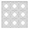 Nested Squares Design Nested squares geometric line art.