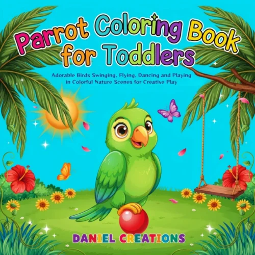 Parrot Coloring Book - 40 pages