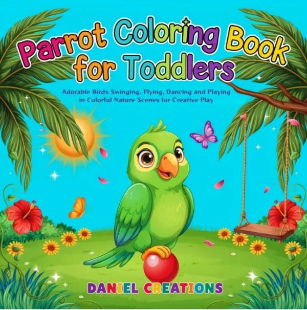 Parrot Coloring Book Parrot Coloring Book - 40 pages