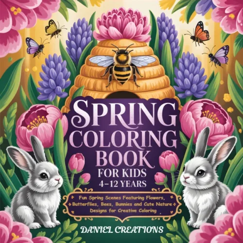 Spring Coloring Book - 40 pages