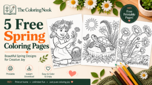 Spring Coloring Pages