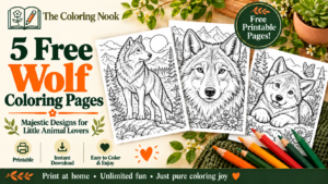 Wolf Coloring Pages