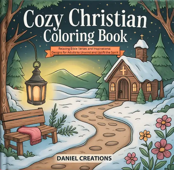 Christian Coloring Book - 40 Pages