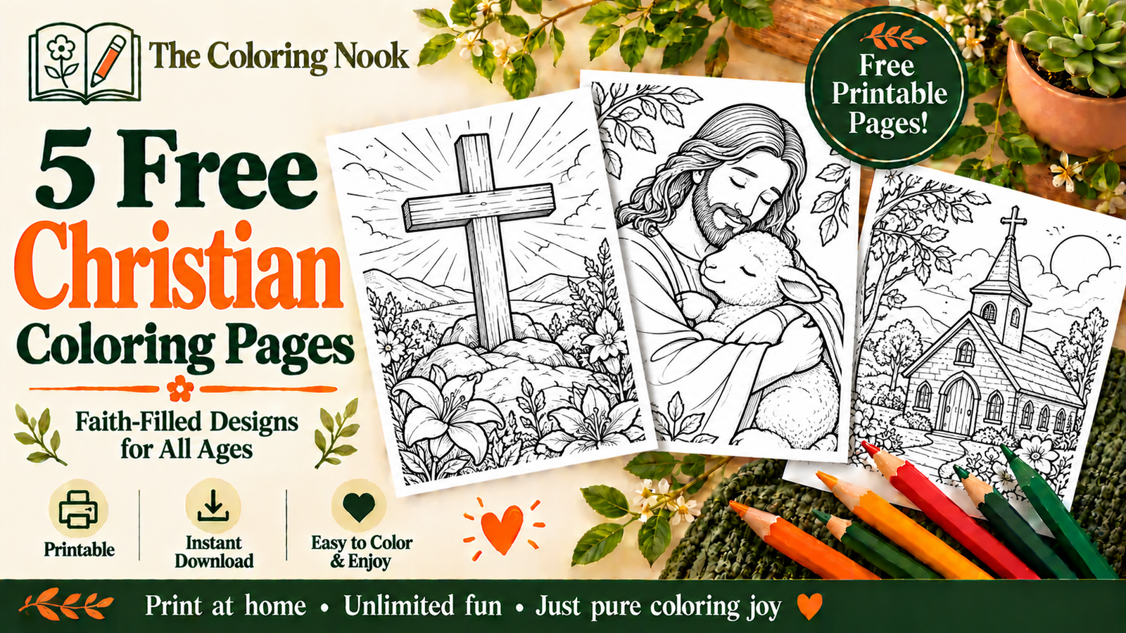Christian Coloring Pages