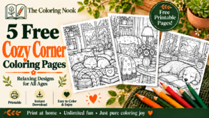 Cozy Corner Coloring Pages