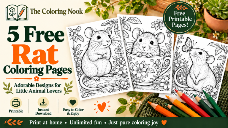 Rat Coloring Pages